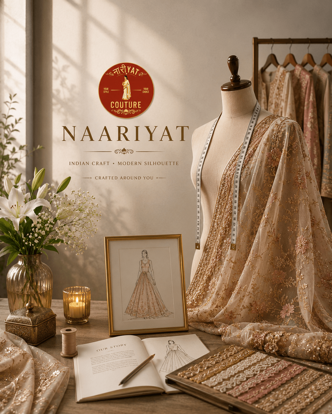 Naariyat Indian couture craftsmanship