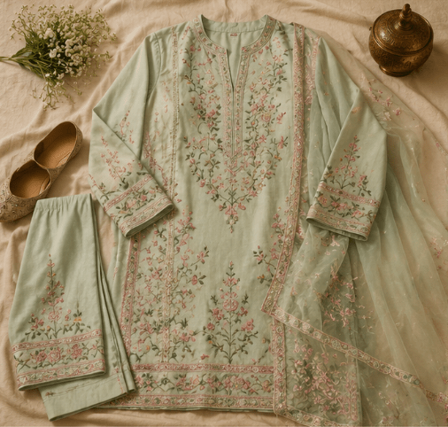Embroidered Kurta Sets